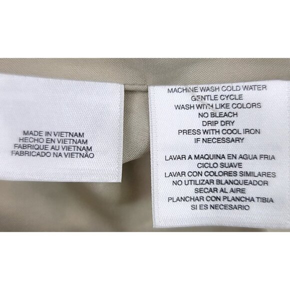 Anne Klein Womens Leopard Print Sleeveless V-Neck Dress Size 6 Saffron Multi - Picture 6 of 12